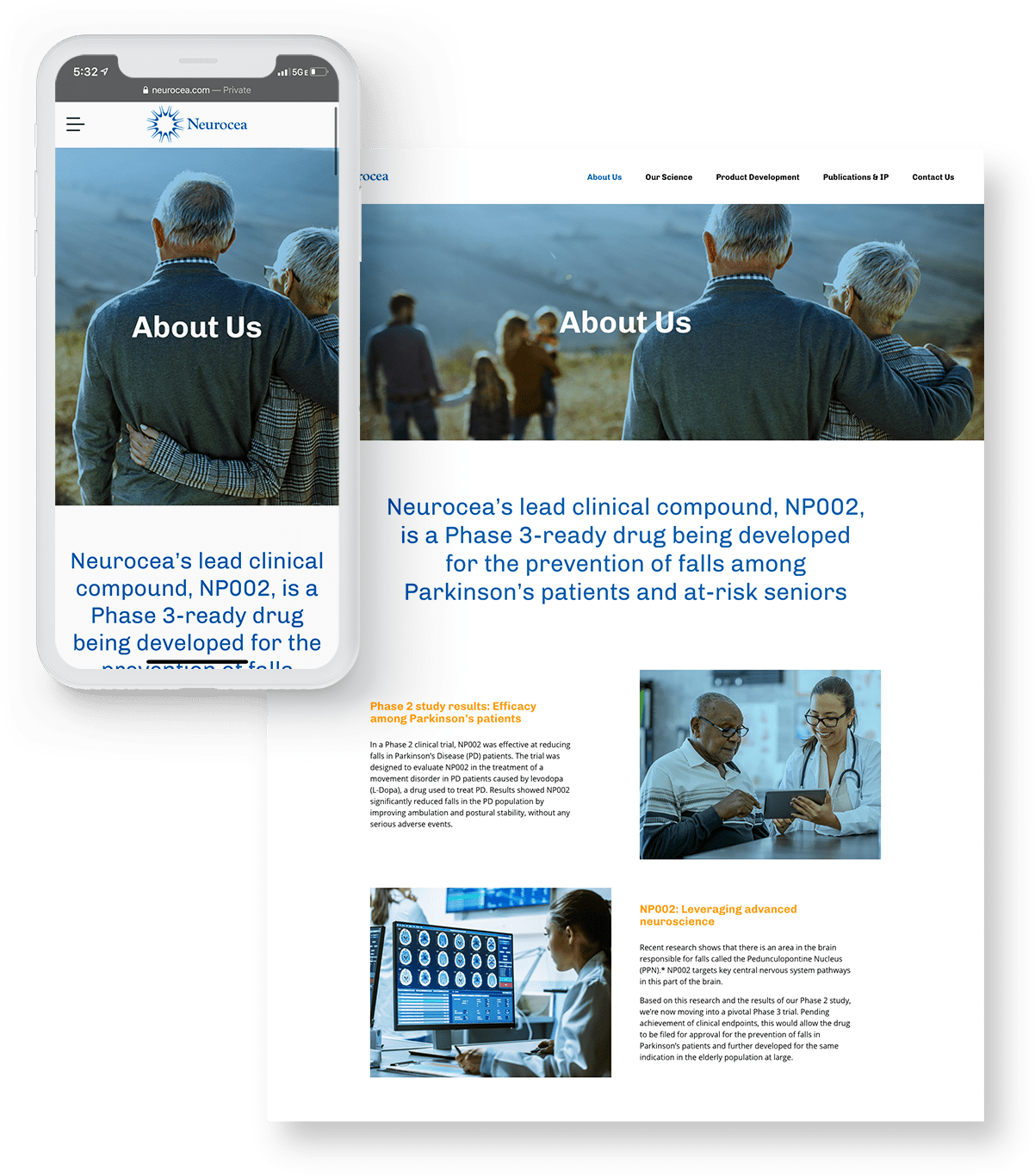 Neurocea-Responsive-About-Page neurocea responsive web design phone and desktop
