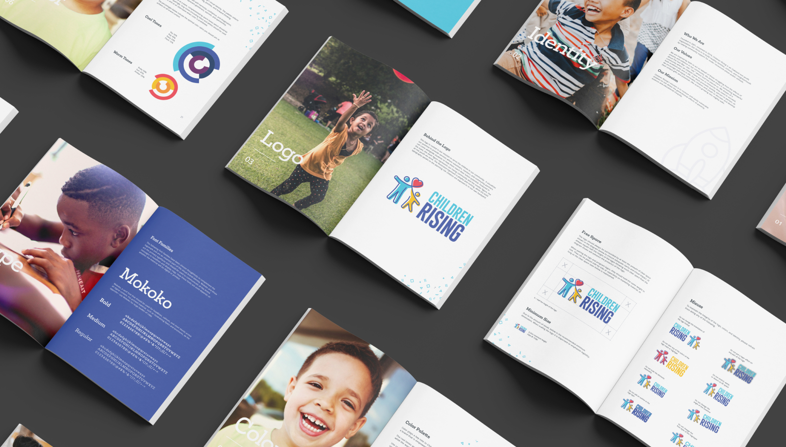 children rising branding styleguide