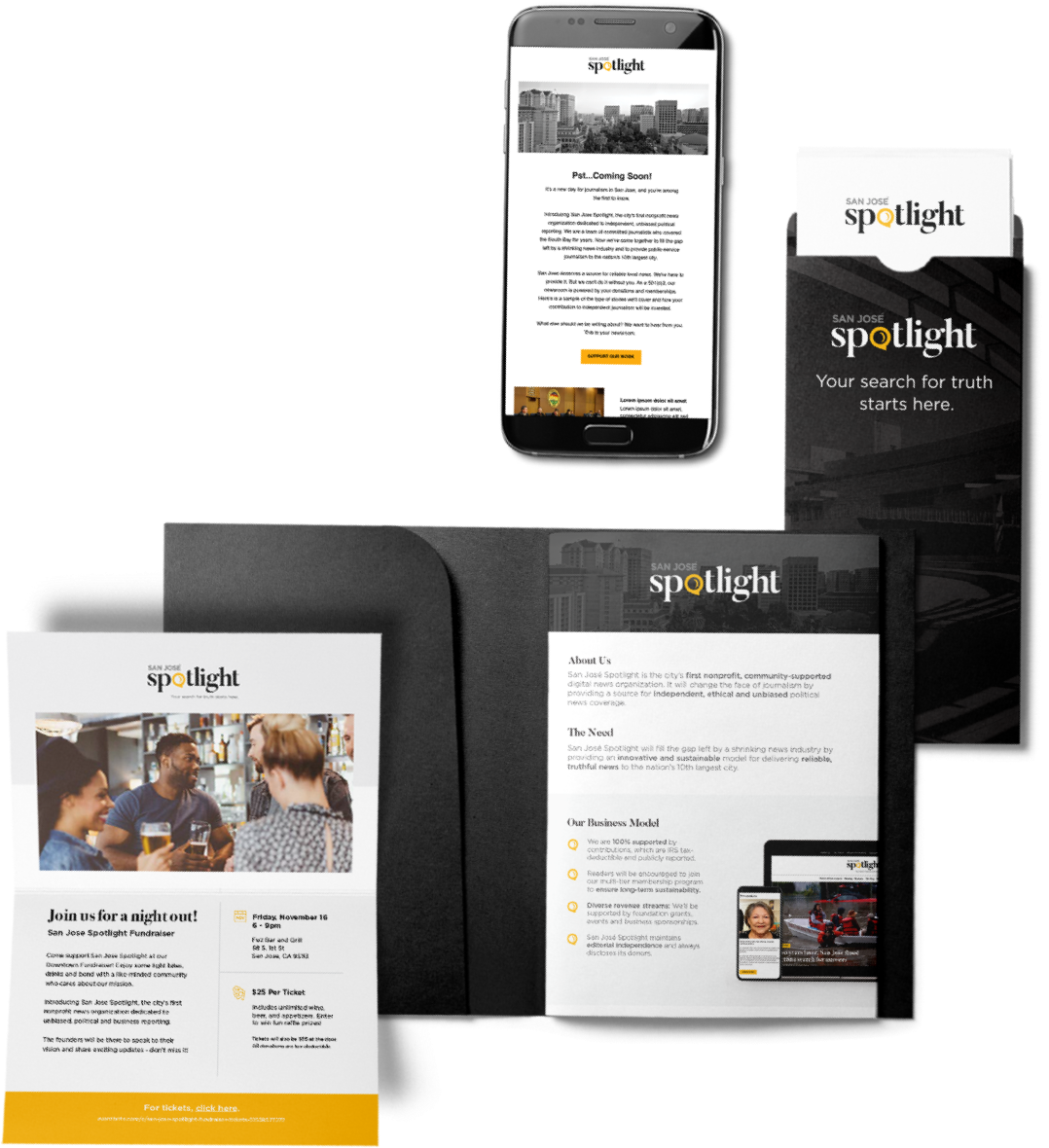 san jose spotlight marketing materials