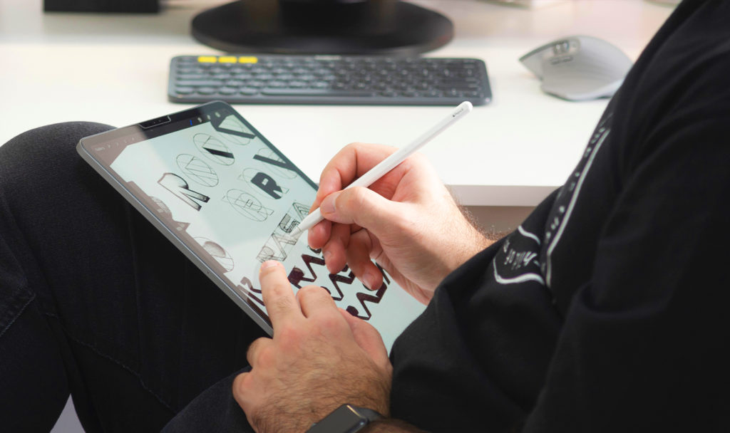 DIM blog - Creating an effective logo: logo design sketch