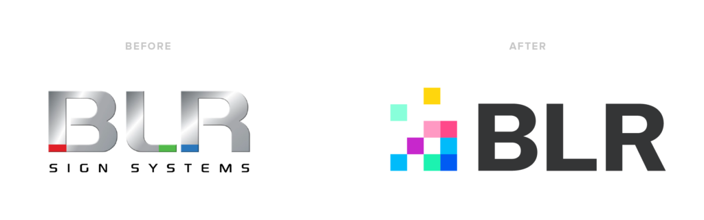 DIM blog - Creating an effective logo: BLR brand logo