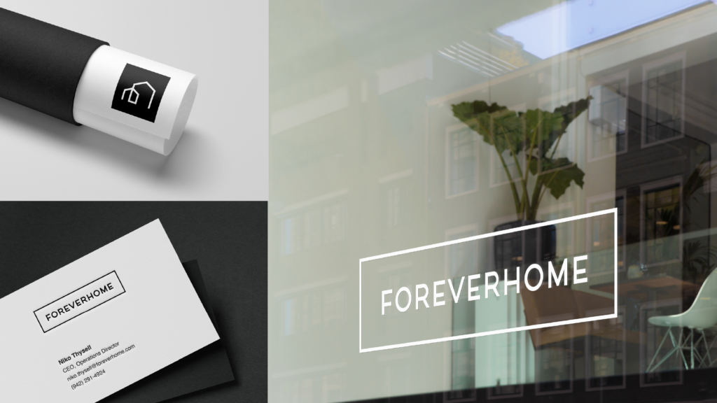 DIM blog - Creating an effective logo: foreverhome brand logo